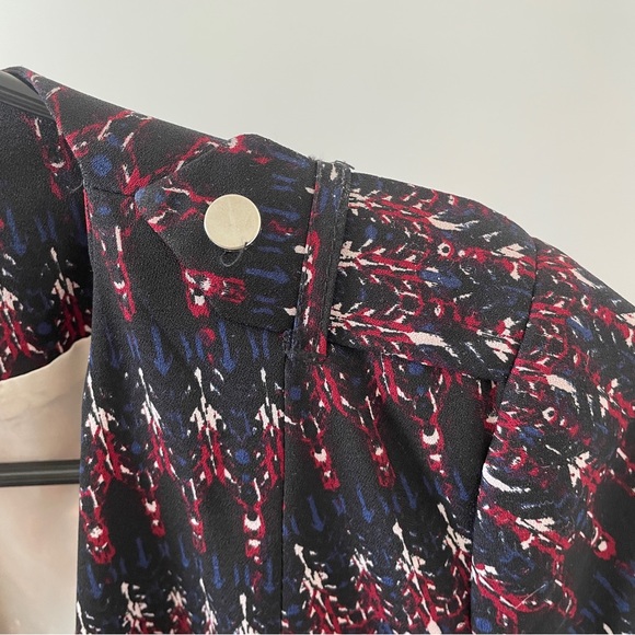 Patterned jacket with lightly pleated collar - Picture 5 of 10